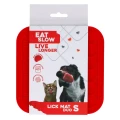 Mata spowalniająca jedzenie  Live Longer Lick Mat Czerwona  S