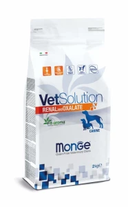 Karma weterynaryjna VETSOLUTION DOG-RENAL and OXALATE 2KG  - marki MONGE