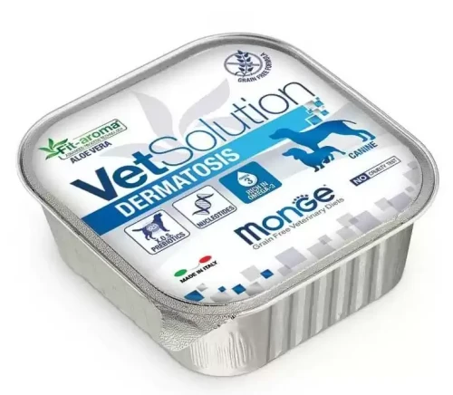 Tacka dla kota VETSOLUTION DOG- DERMATOSIS 150G  - marki MONGE 