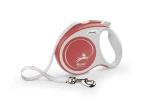 Smycz Flexi Comfort Plus S Jasny czerowony 5m 
