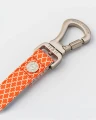 Smycz Orange Geometric Printed HHL10050-M/L – Pomarańczowa geometryczna 1,2 m – marki Hugo & Hudson 