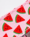 Obroża Pink Watermelon Fabric Tweed r. L – Różowa w arbuzy , Hugo & Hudson