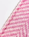 Obroża Pink Herringbone Luxury Tweed r. S – Różowa jodełka , Hugo & Hudson 