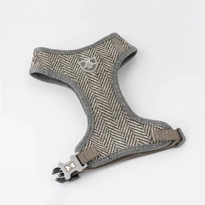 Szelki Comfy Tweed HHTH10028-L – jodełka szary - rozm. L