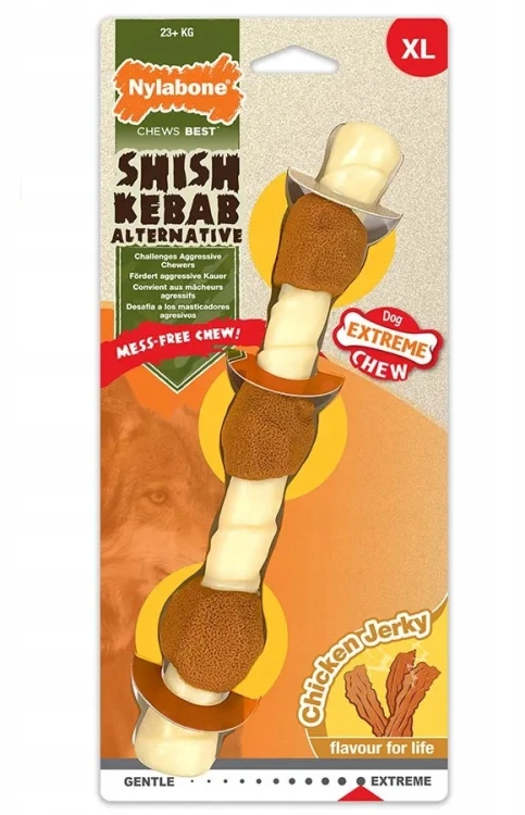Nylabone Extreme Chicken Jerky gryzak dla psa smak suszonego kurczaka XL