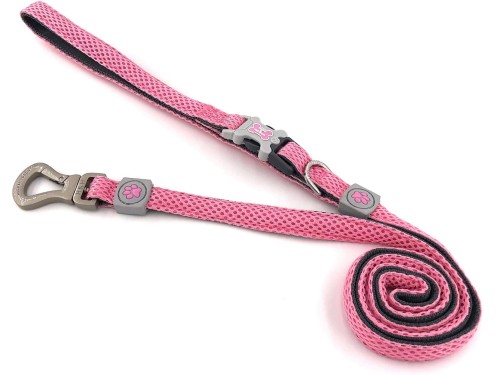Smycz Mesh HHML10008-M/L – różowy 1,2 m – marki Hugo & Hudson 