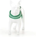 Szelki Easy Harness HHVMR10004-7 – zielone w biało szare paski rozm. 7 – marki Hugo & Hudson