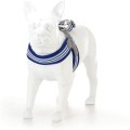 Szelki Easy Harness HHVMR10009-7 – ciemny morski w biało szare paski rozm. 7 – marki Hugo & Hudson 