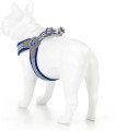 Szelki Easy Harness HHVMR10009-7 – ciemny morski w biało szare paski rozm. 7 – marki Hugo & Hudson 