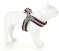Szelki Easy Harness HHVMR10005-8 – granatowe w biało - czerwone paski rozm. 8 – marki Hugo & Hudson  