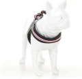 Szelki Easy Harness HHVMR10005-8 – granatowe w biało - czerwone paski rozm. 8 – marki Hugo & Hudson  