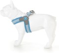 Szelki Easy Harness HHVMR10007-9 – niebieskie w szaro-białe paski rozm. 9 – marki Hugo & Hudson  
